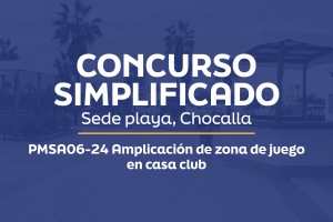 Concurso Simplificado – Ampliación de zona de juego en casa club