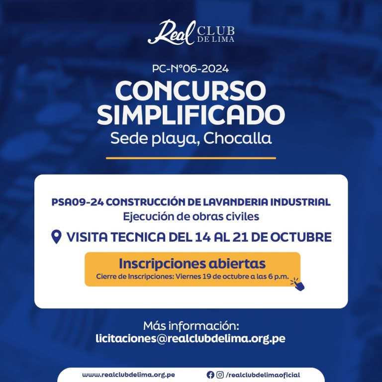 Concurso Simplificado | PC-Nº 06-2024 – Sede Playa